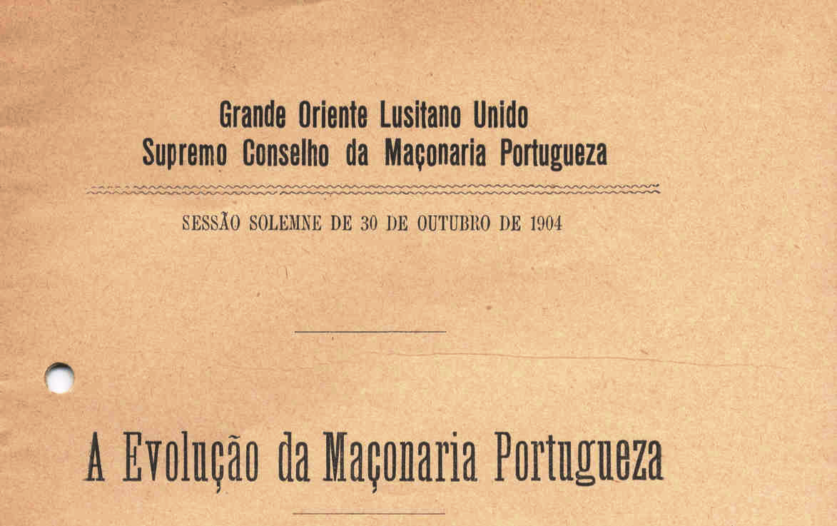 A evolução da maçonaria portuguesa_1904